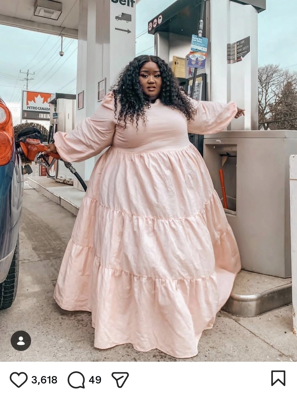 Loud Bodies Venus Dress Pink Puff-Sleeve Tiered Maxi Dress